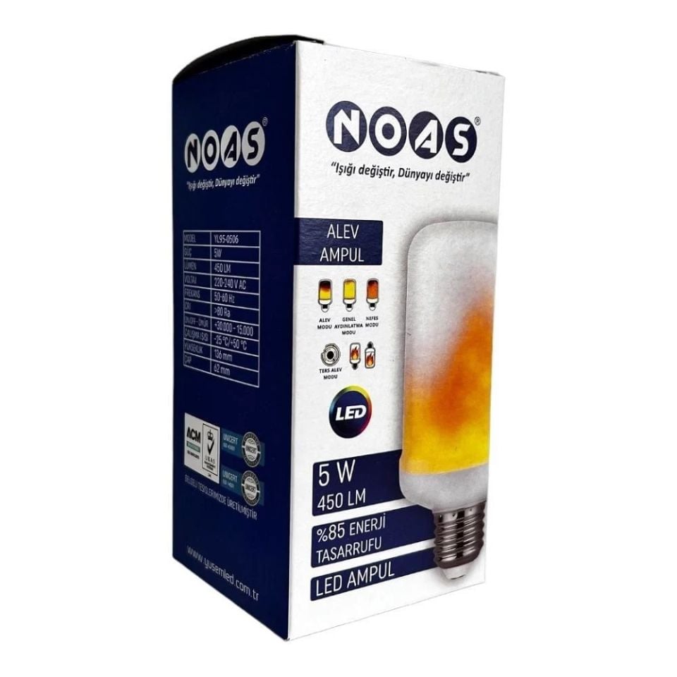 Noas 5W Alev Ampul