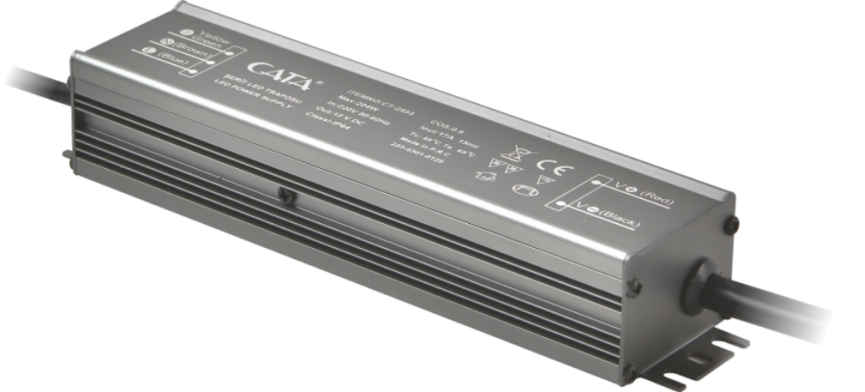 Cata 17 Amper 180 watt Dış Mekan Şerit Led Trafosu Slim