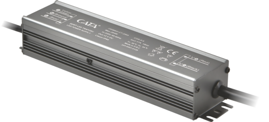 Cata 17 Amper 180 watt Dış Mekan Şerit Led Trafosu Slim