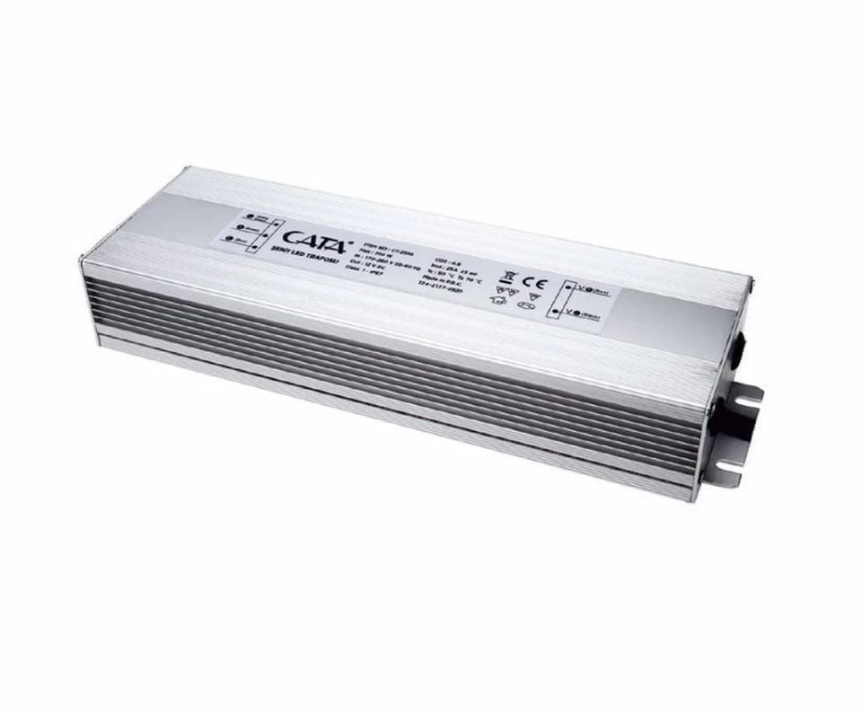 Cata 21 Amper 200 watt Dış Mekan Şerit Led Trafo Slim