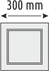 HELİOS KARE PANEL BEYAZ