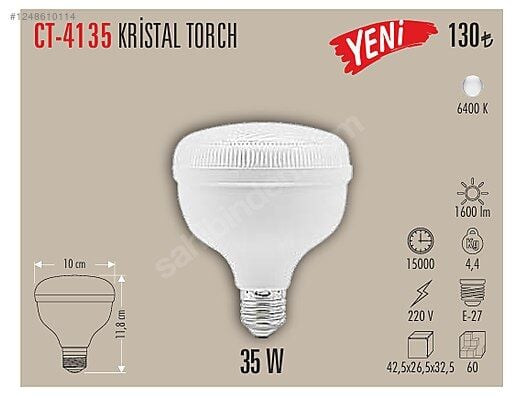 CATA Kristal Torch Ampul 35W