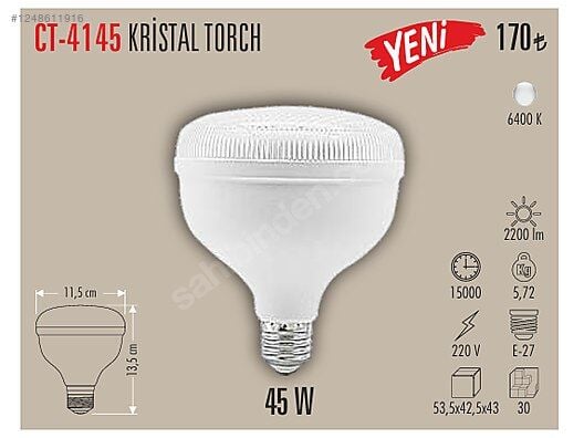 CATA Kristal Torch Ampul 45W