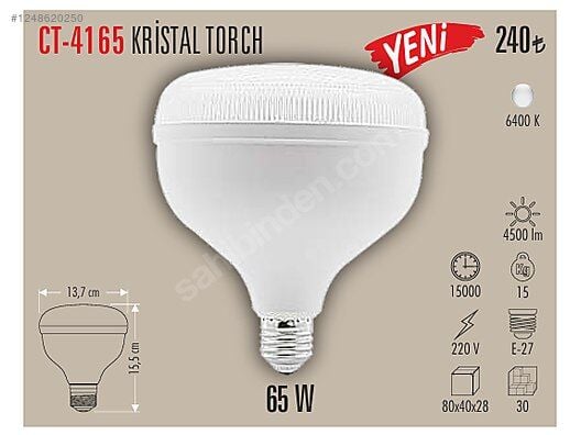 CATA Kristal Torch Ampul 65W