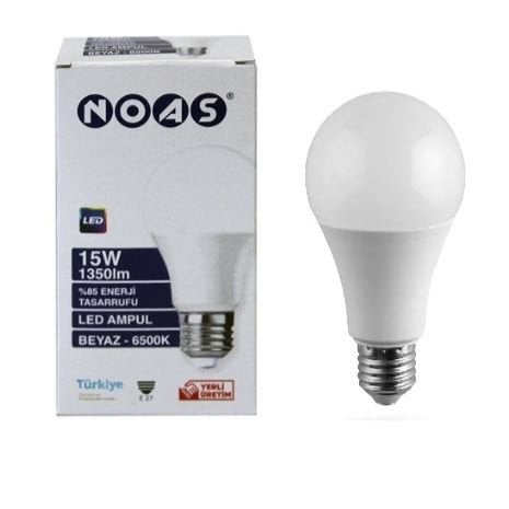 Noas 15W Led Ampul Beyaz Işık