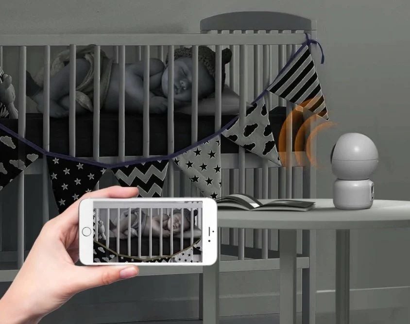 Cata  360 Derece Dönebilen Wi-Fi Akıllı IP Kamera ( Full Hd-1080P )