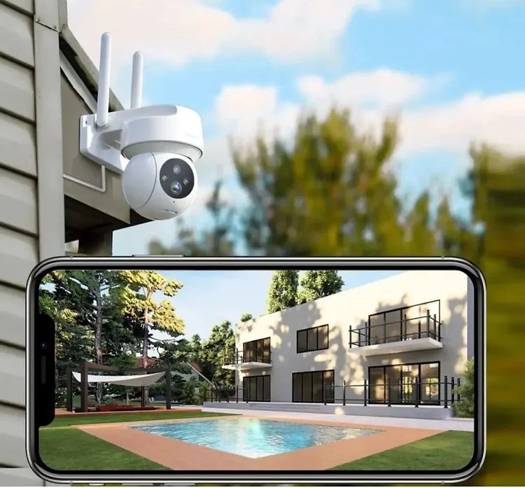 Cata Sensörlü Akıllı Dış Mekan Güvenlik Kamerası