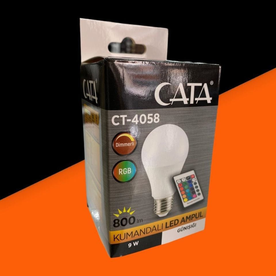Cata Uzaktan Kumandalı Rgb Led Ampul