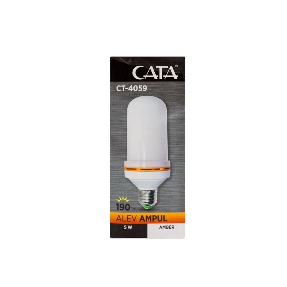 Cata 5w Alev Led Ampul Amber Renk
