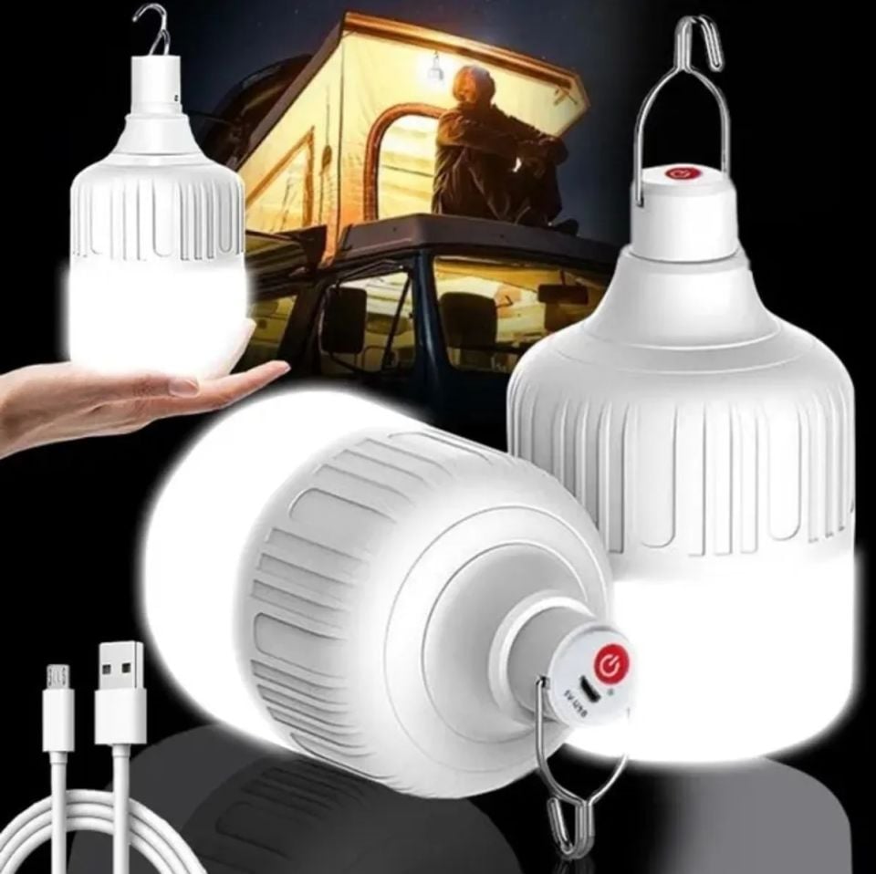 Noas 30W Şarjlı Ampul Beyaz Işık