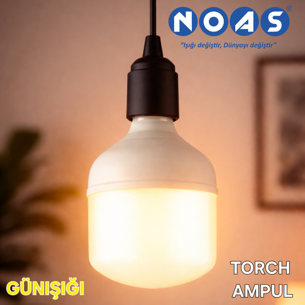 Noas 50W Led Torch Ampul Gün Işığı