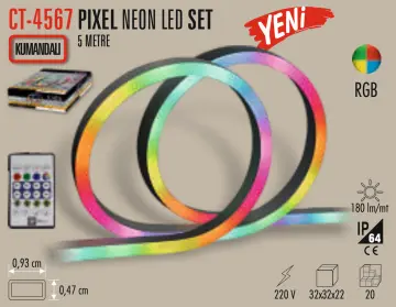 CATA PIXEL NEON LED SET RGB