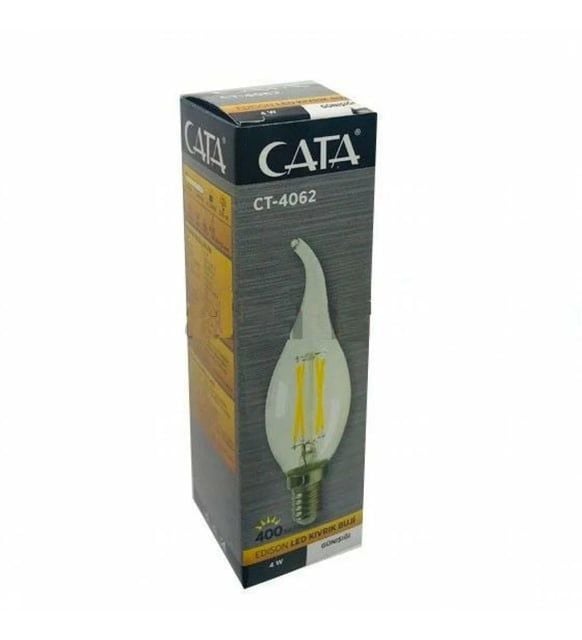 Cata 4 Watt Led Flament Kıvrık Ampul E14 Duy Gün Işığı