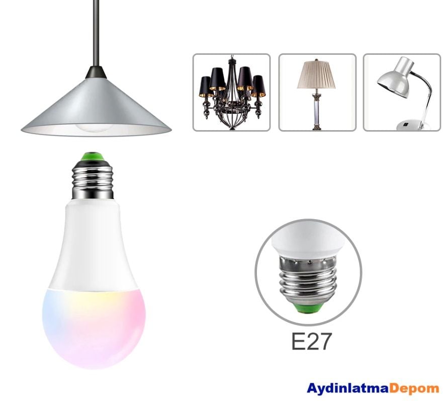 Noas 9 W Rgb Ampul Kumandalı