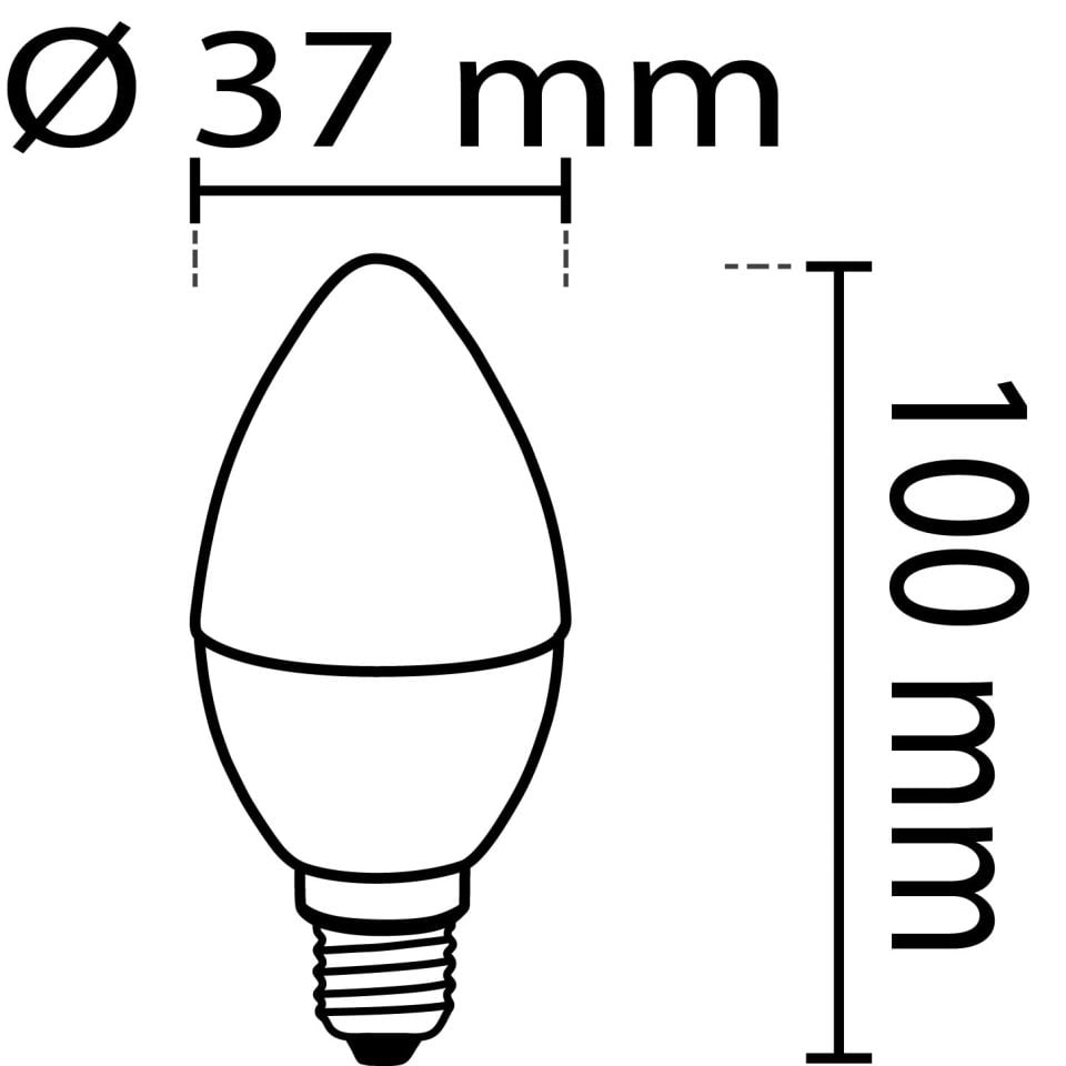 Noas 7 W E14 Buji Led Ampul Beyaz Işık