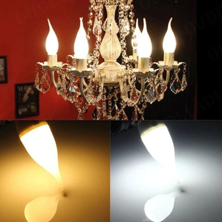 Cata 8 Watt E14 Duylu Kıvrık Buji Led Ampul Beyaz Işık