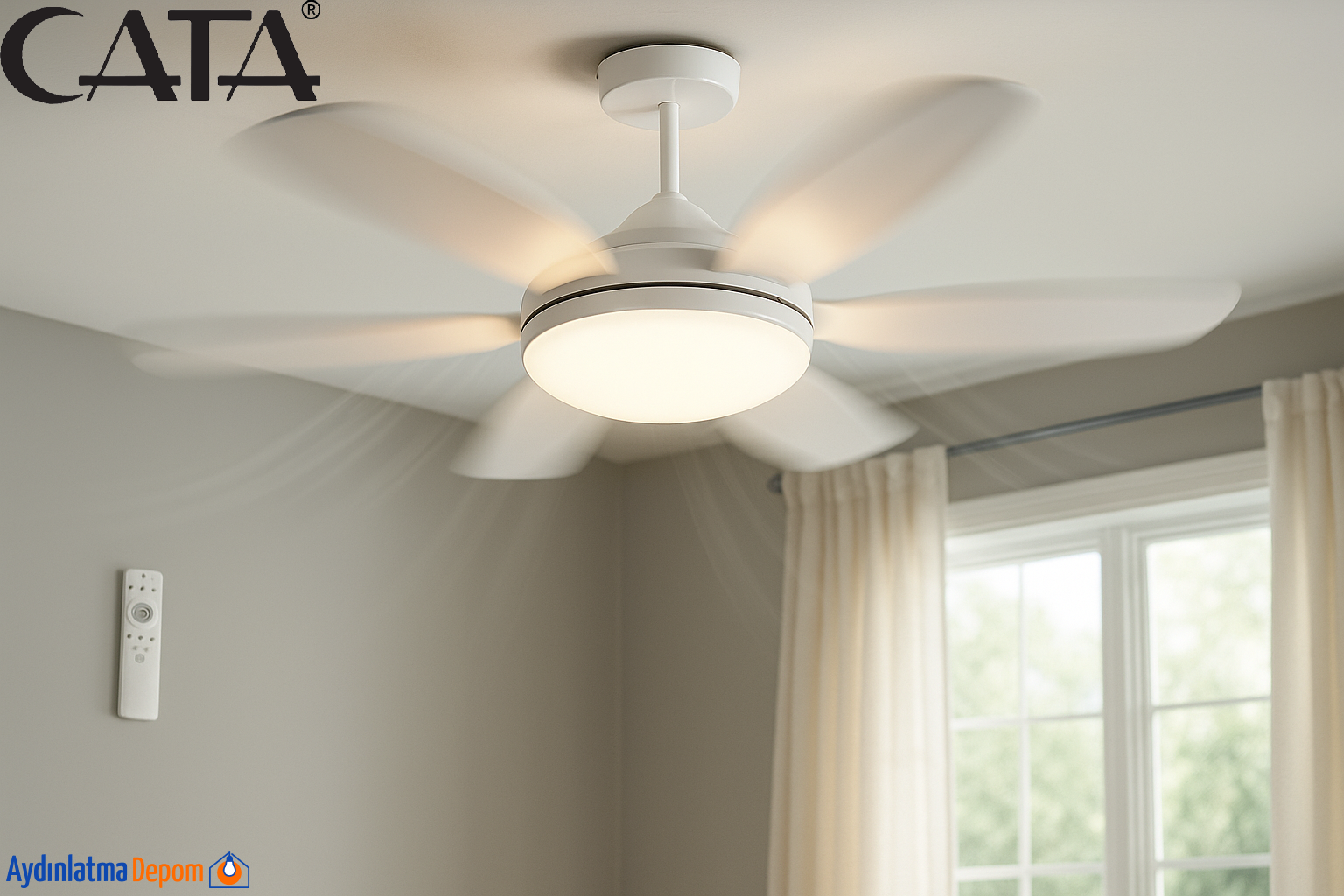 CATA FIRTINA FAN LED DİMMERLİ 122W