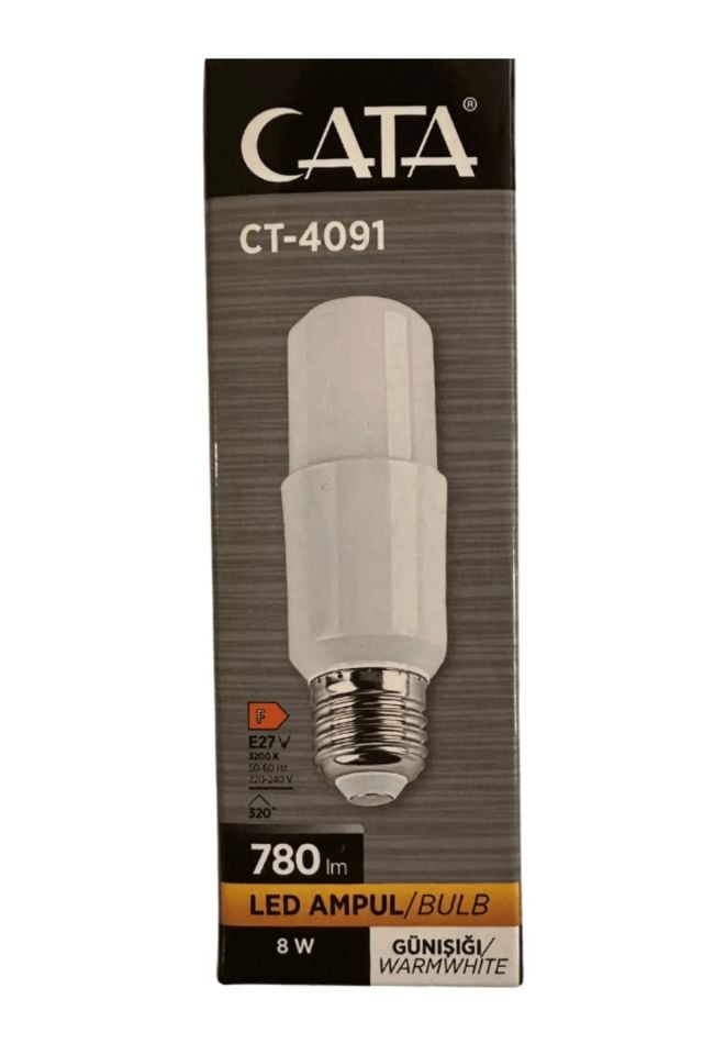 Cata 8 Watt E27 Duylu Led Ampul Günışığı