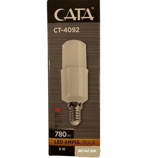 Cata 9 Watt E14 Duylu Led Ampul Beyaz Işık