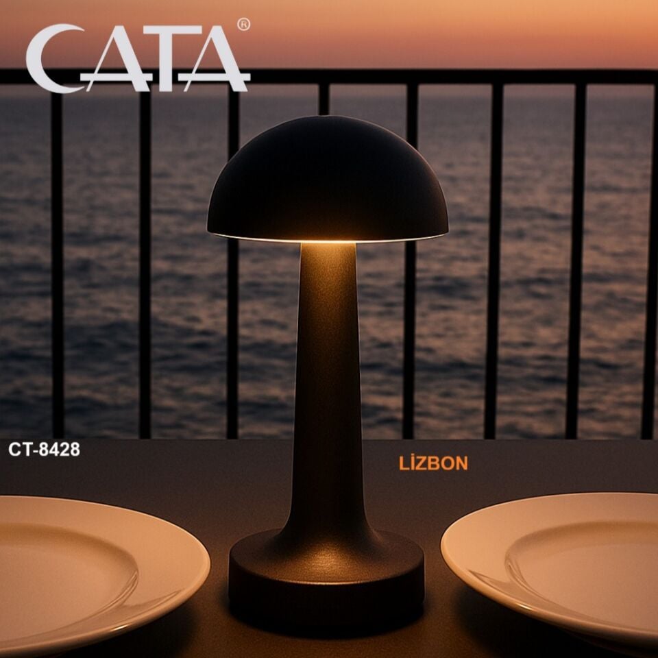 CATA LİZBON MASA LAMBASI SİYAH