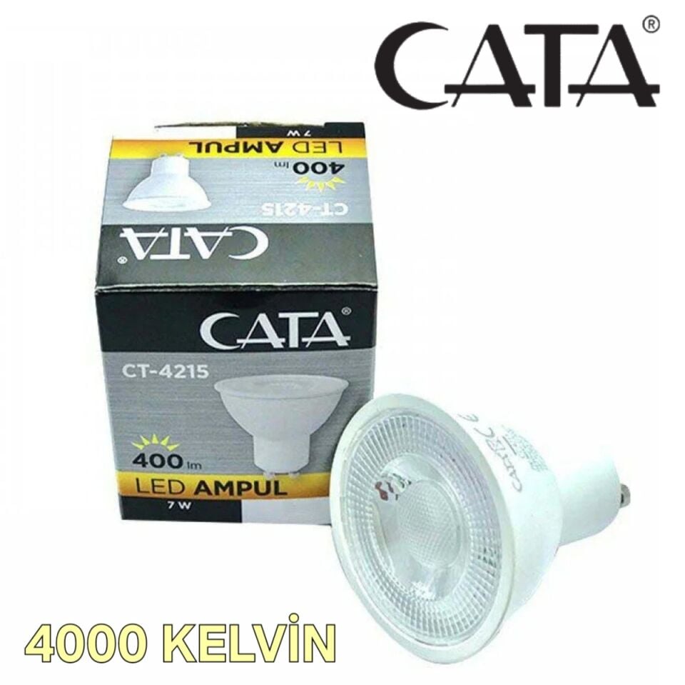Cata 7w Led Ampul Gu10 4000 K