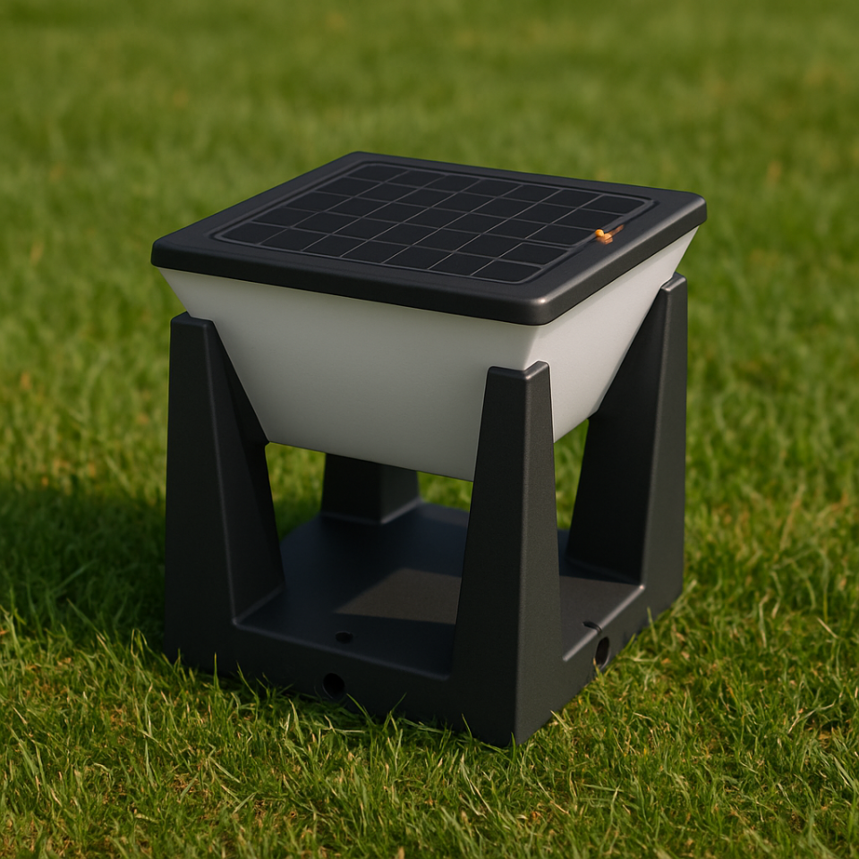 HELİOS  60W SOLAR BAHÇE TERS KÜP 3 RENK FONKSİYON