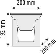 HELİOS  60W SOLAR BAHÇE TERS KÜP 3 RENK FONKSİYON