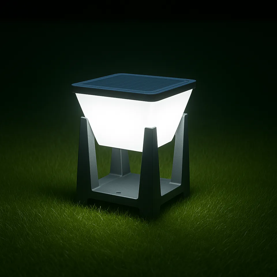 HELİOS  60W SOLAR BAHÇE TERS KÜP 3 RENK FONKSİYON