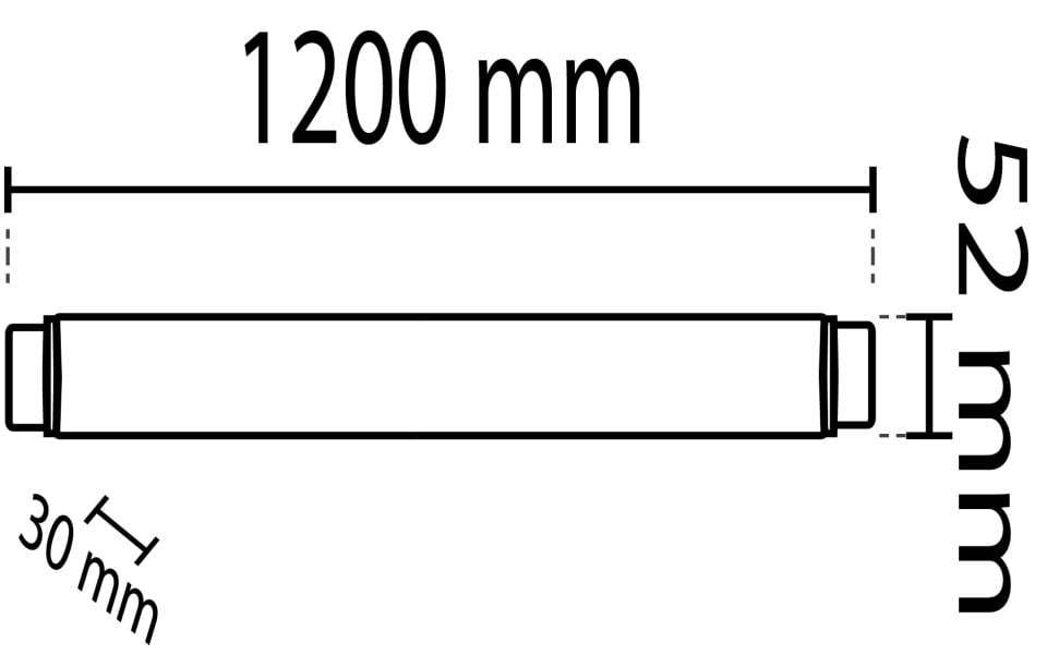 Noas 36W Ip65 120 Cm Bant Armatür Gün Işığı