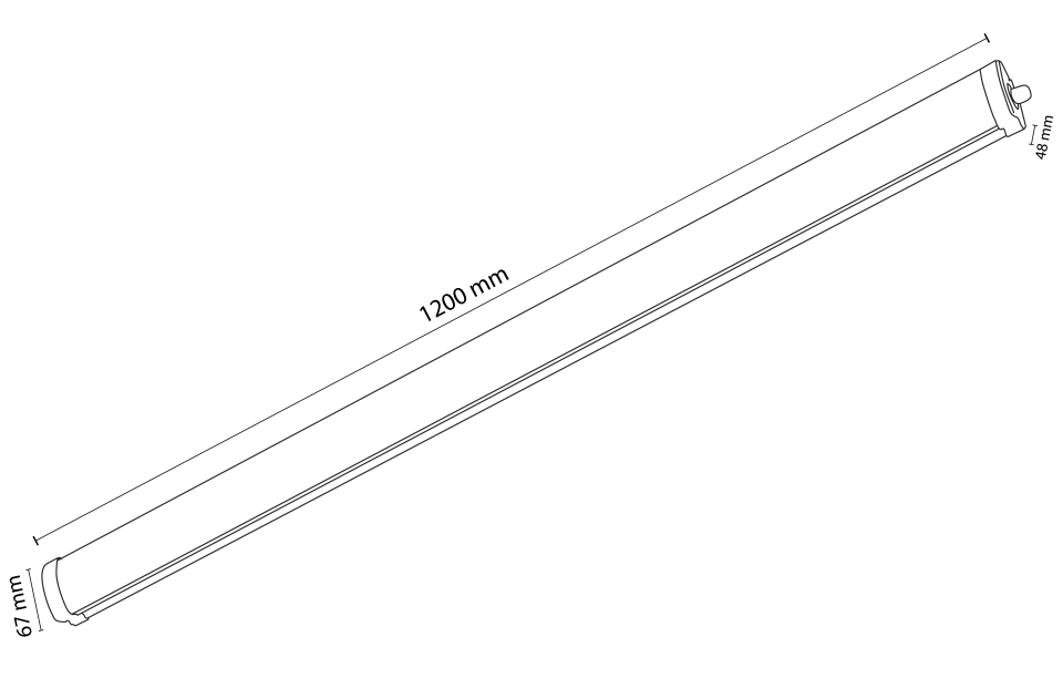 Noas 36W Ip65 120 Cm Salina Etanj Nemli Yer Günışığı