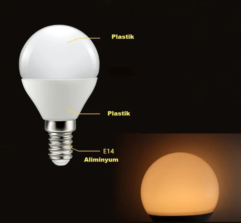 Cata 6 W E14 Duy Led Ampul Beyaz Işık