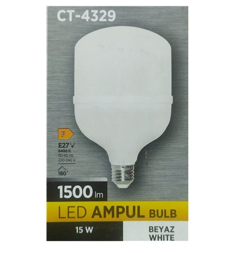 Cata 15 Watt E27 Duylu Torch Led Ampul Günışığı