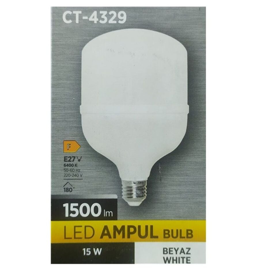 Cata 15 Watt E27 Duylu Torch Led Ampul Günışığı