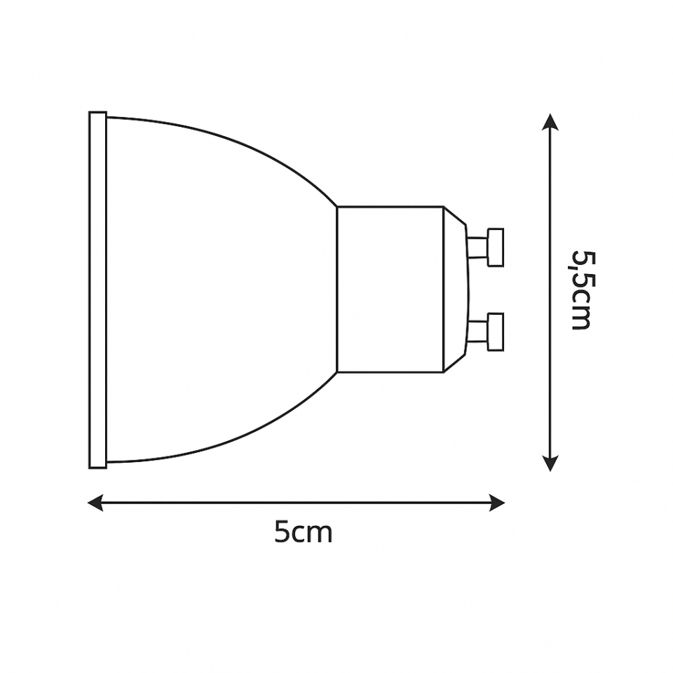 7W Çanak Led Ampul GU10 Günışığı