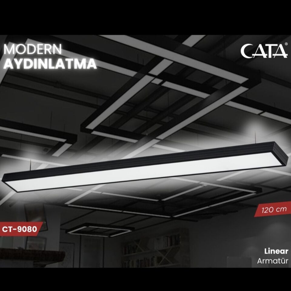 CATA 50W SIVA ÜSTÜ LİNEAR ARMATÜR(BEYAZ)
