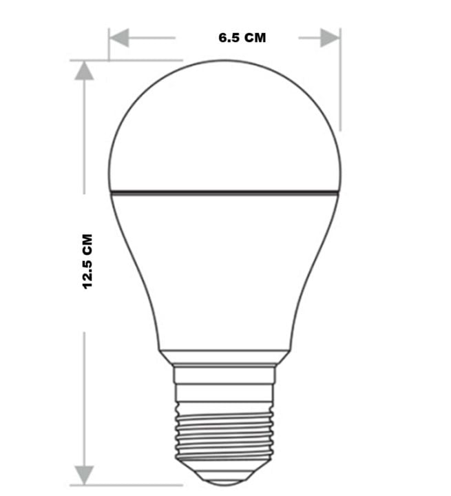 Cata 12 Watt Sensörlü Led Ampul Beyaz Işık