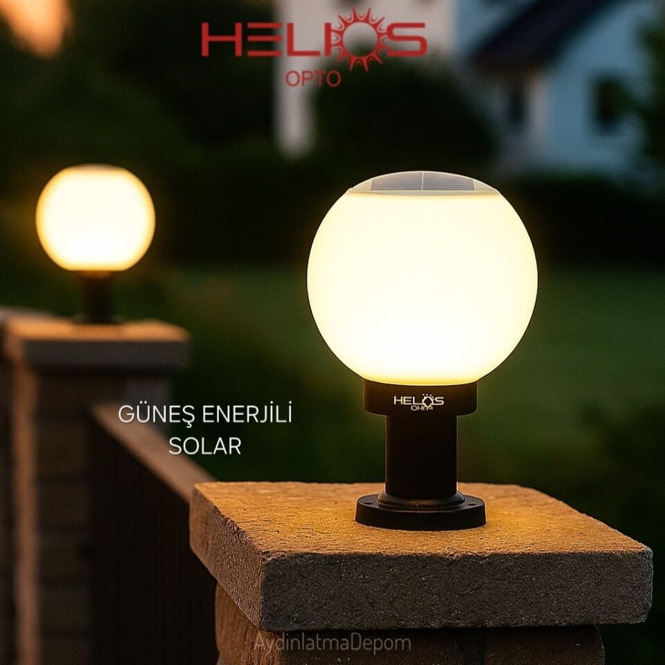 HELİOS SOLAR SET ÜSTÜ YUVARLAK AYDINLATMA BEYAZ RENK