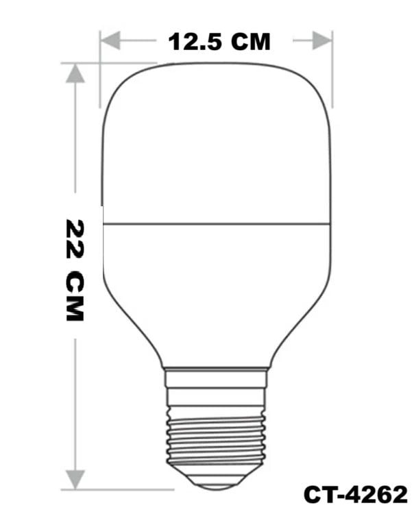 Cata 55 Watt E27 Duylu Torch Led Ampul Beyaz Işık