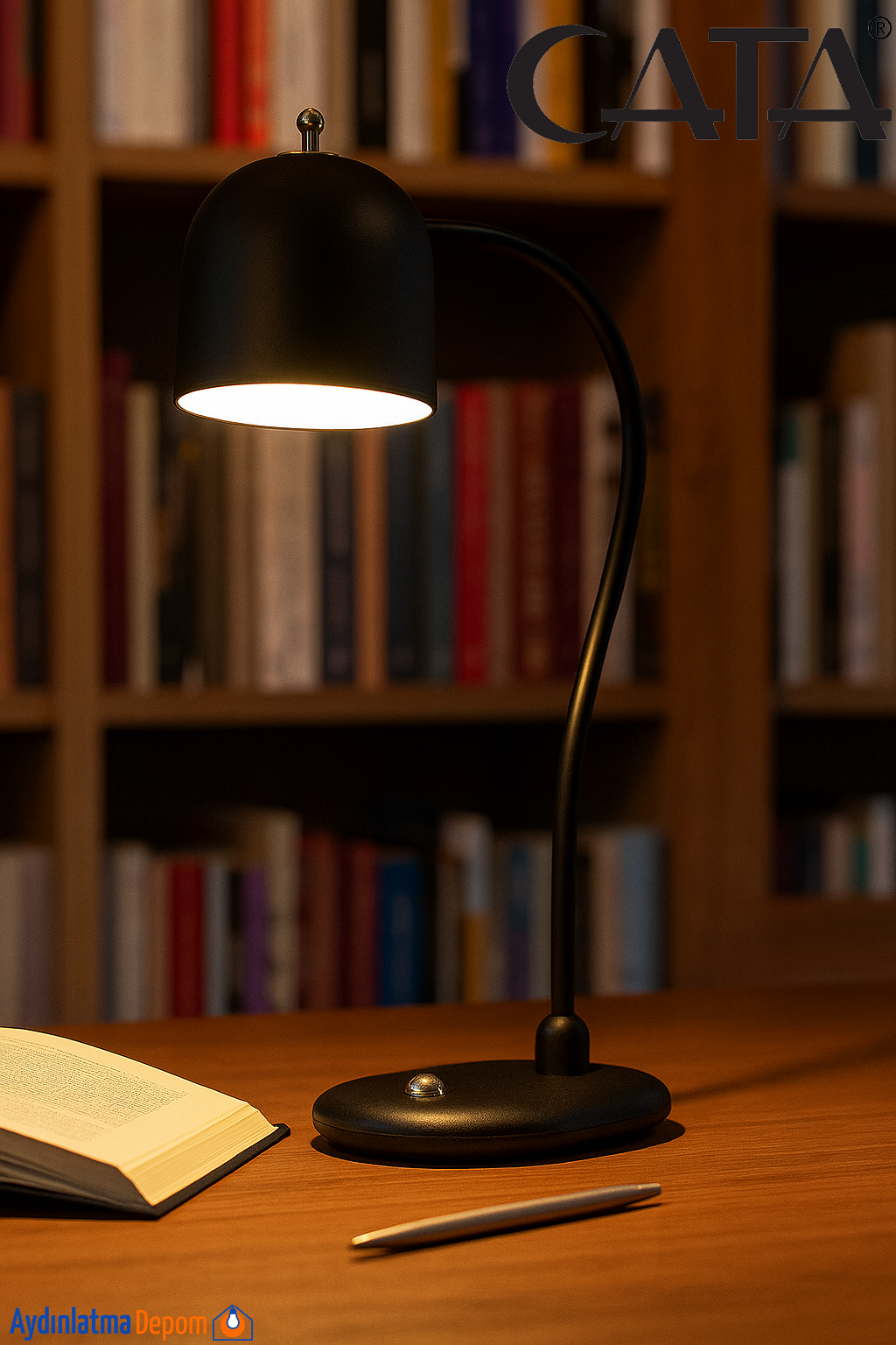 BERLİN SARJLI MASA LAMBASI SİYAH YENİ KASA