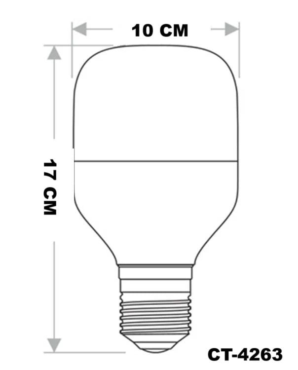 Cata 35 Watt E27 Duylu Torch Led Ampul Beyaz Işık