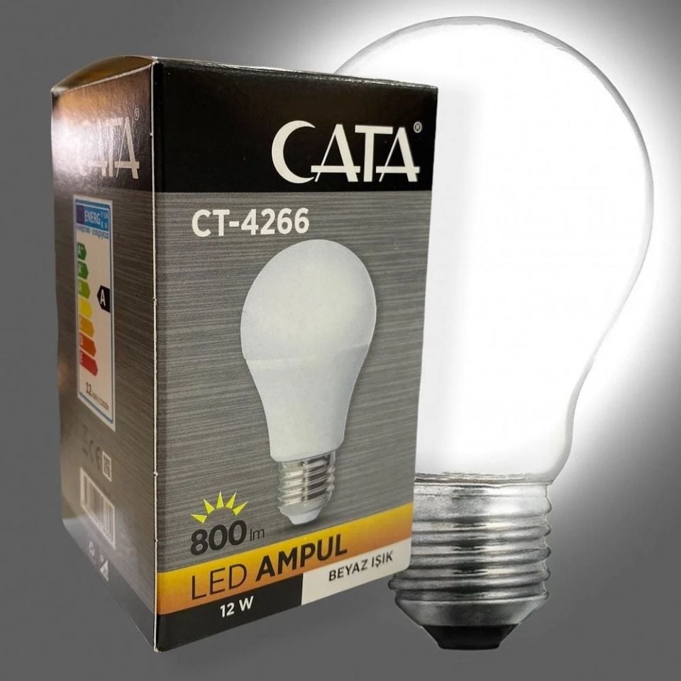 Cata 12 W Led Ampul Beyaz Işık
