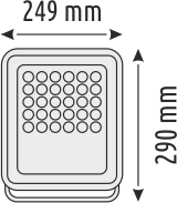 HELİOS 300 WAT IP65 SOLAR PROJEKTÖR BEYAZ