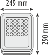 HELİOS 300 WAT IP65 SOLAR PROJEKTÖR BEYAZ
