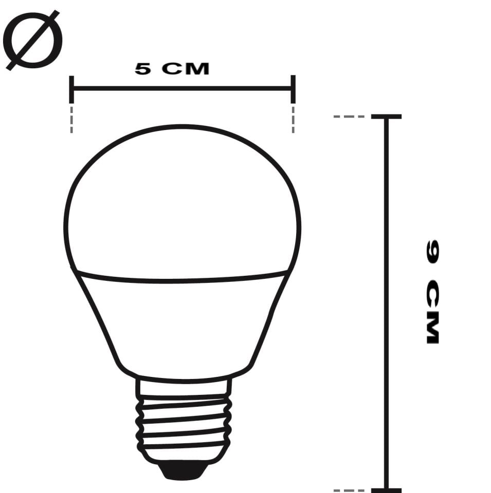 Cata 6W Led Ampul Yeşil Renk E27 Duy