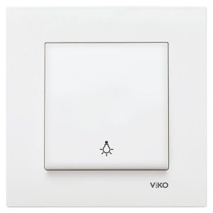 Viko Karre Beyaz Light (Çerçevesiz)