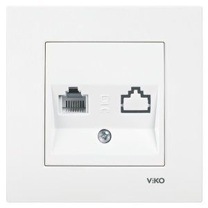 Viko Karre Nümeris Telefon Prizi (Çerçevesiz)