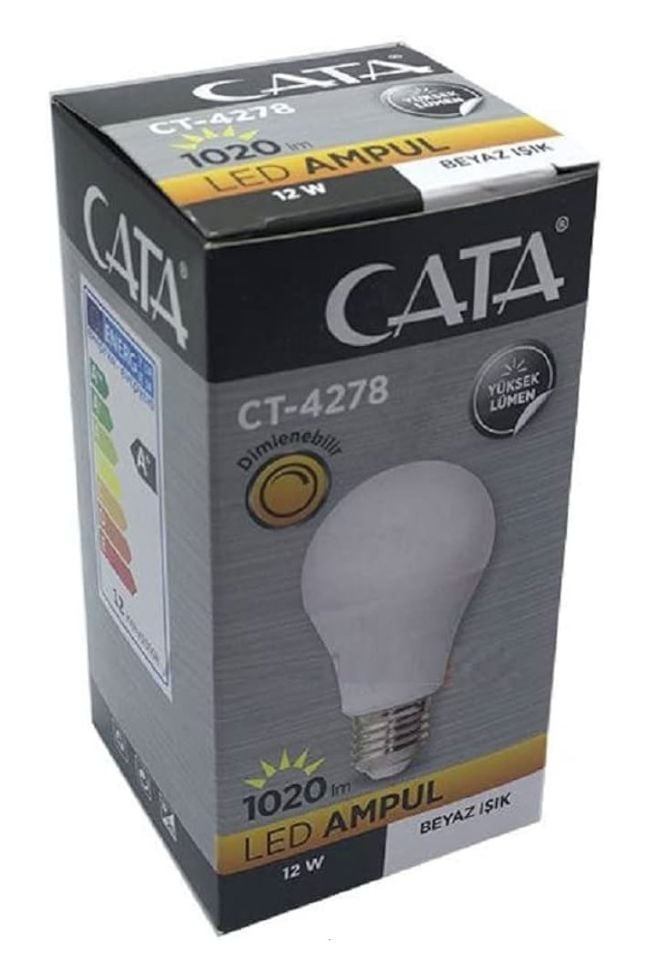 Cata 12w Dimlenebilir Led Ampul Beyaz Işık