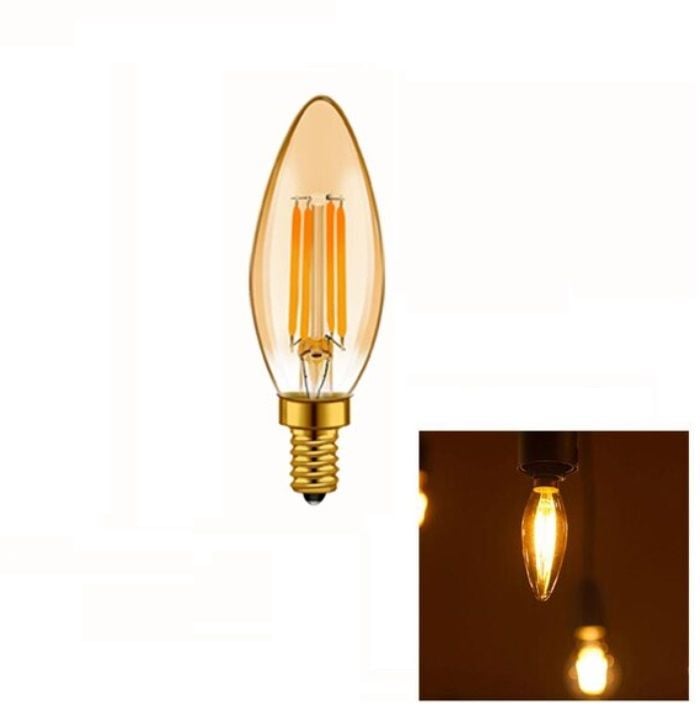 CATA 4W E14 DUY RUSTİK BUJİ LED AMPUL AMBER