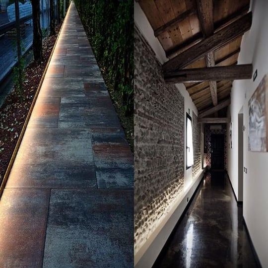 Alüminyum 12x18 MM Sıva Üstü Led Kanalı