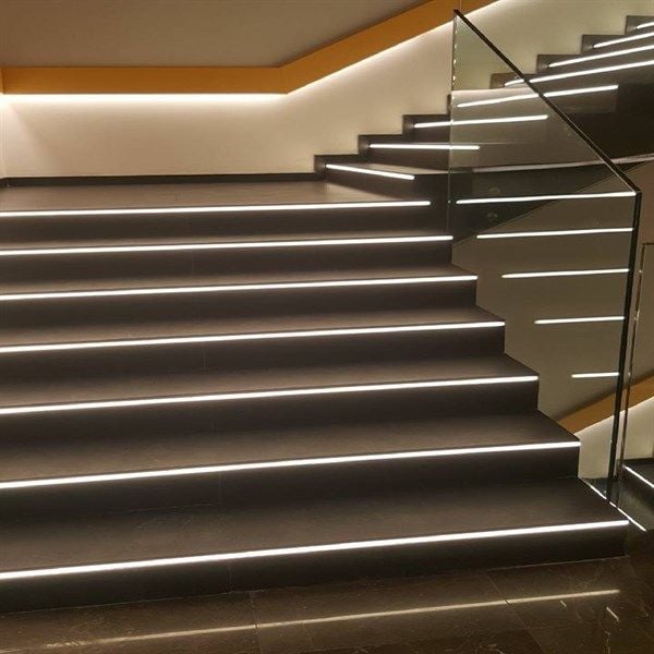 Alüminyum 12x18 MM Sıva Üstü Led Kanalı